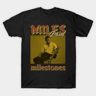 Miles Davis Vintage 1991 // Milestones ORiginal Fan Design Artwork T-Shirt